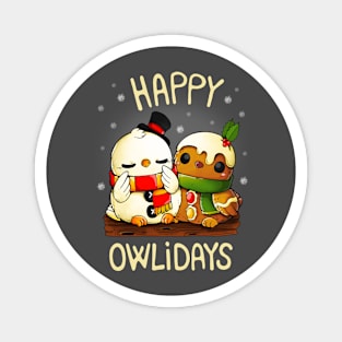 Happy Owlidays Magnet